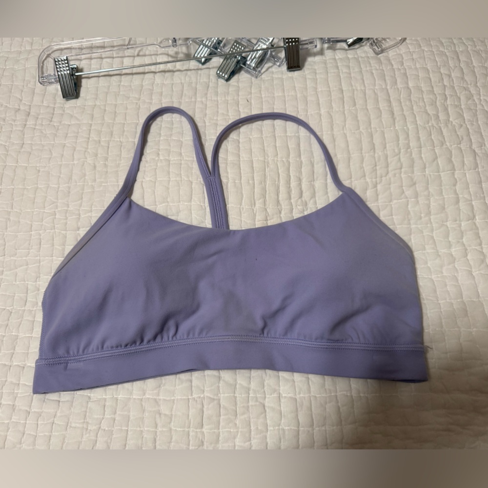 Lululemon flow Y bra in light purple